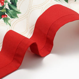 Набор новогодний Christmas wreath: скатерть 150×180 см +/-3 см с ВГМО, салфетка 40×40 см-8 шт., 100% хлопок