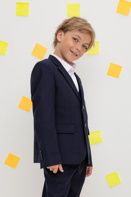 ТК 37021/темно-синий пиджак для мал - Crockid фото 3