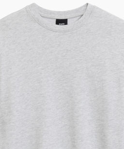 ATLANTIC HMT-002 Свитшот мужской French Terry светло-серый меланж фото 4