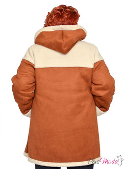 Дубленка-куртка Модель №1793 размеры 44-84 - Plusmoda фото 6