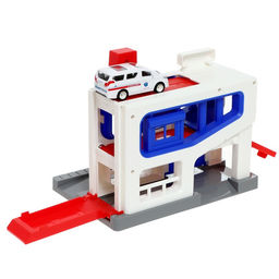 Парковка Скорая, подъёмный механизм, 1 машинка в комплекте, МИКС - Simaland фото 4