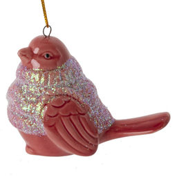 Украшение новогоднее "Птичка", L8 W4,5 H6 см, 4в.