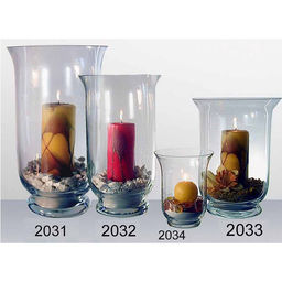 Ваза «Афина» средняя, 4.5 л, 30×17.3 см, стекло, прозрачная