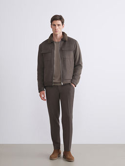 Slim Fit G?mlek Yaka S?et Erkek Mont