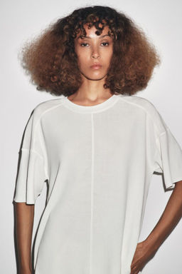 OVERSIZE PLAIN KNIT TOP - Zara фото 3