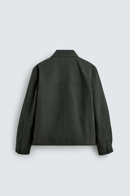 QUILTED OVERSHIRT WITH POCKETS - Zara фото 9