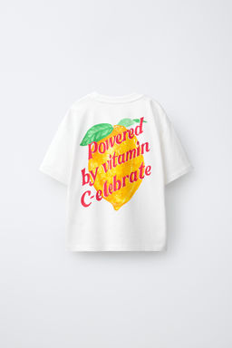 CAMISETA ESTAMPADO FRUTAS / Blanco - Zara фото 2