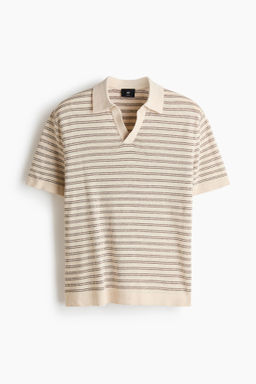 Polo en mezcla de lino Regular Fit - H&m фото 2