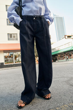 FITTED DENIM WAISTCOAT Z1975 - Zara фото 18