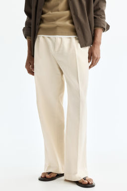 Pantal?n en mezcla de lino Loose Fit - H&m фото 6