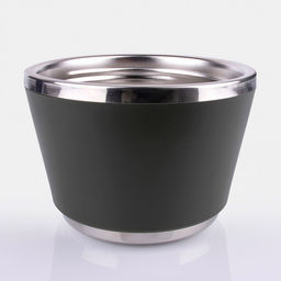 Термос из нержавеющей стали с узкой горловиной 1,5л Лукас д10см, h33,5см, горло д5см, полировка матовая, кнопка-клапан для налива, крышка-стаканчик, ручка, ремень, зеленый, TalleR (Китай) - Домашняя мода фото 5