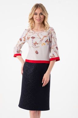 Платье П4-4186/2 - Wisell фото 11