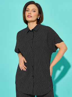 Рубашка 0293-1а черный кварц