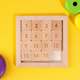 Развивающая игра Пятнашки 0,7х12,7х12,7 см - Simaland фото 2