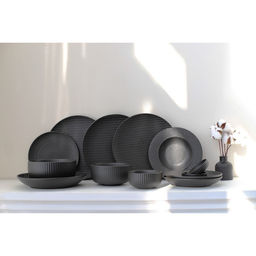 Миска Magistro Line, 350 мл, d=11.5 см, фарфор, чёрная фото 8