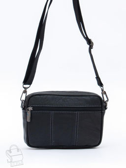 Сумка мужская кожаная 8615S black Fuzhiniao