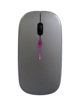 Мышь MB-2.4 беспроводная, оптическая, подсветка, 800-1600 dpi, USB, Bluetooth, серая