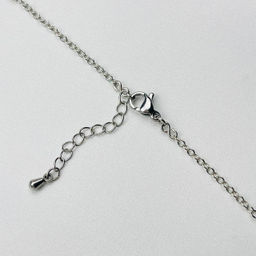 Колье на цепочке с Малахитом и Жемчугом - Радуга самоцветов фото 4