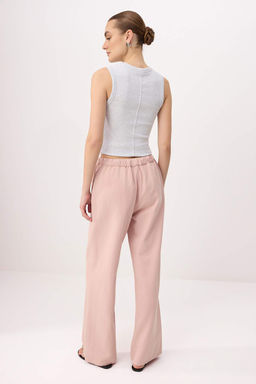 Ac?k Pembe Yuksek Bel Wideleg Tencel Kar?s?ml? Jeans TWOSS26JE00209 - Trendyolmilla фото 5