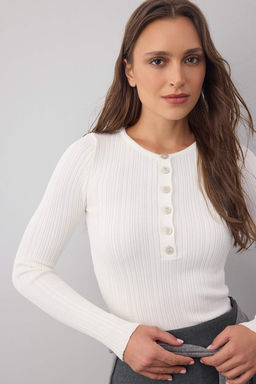 Wardrobe Essentials Antrasit Fitted/Vucuda Oturan Fitilli Triko Kazak | TWOAW26KZ00083 - Trendyolmilla фото 9