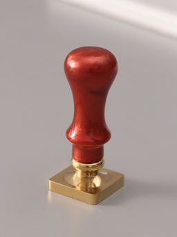 Печать для сургуча с пластиковой ручкой «Фигурная рамка», 6.3×2.5×2.5 см