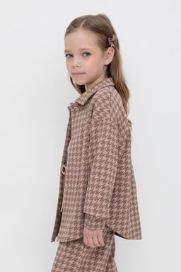 Crockid _ КР 302559/беж,гусиная лапка к507 жакет для дев  фото 3