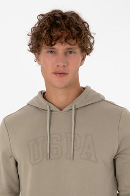 Erkek A__k Haki Basic Sweatshirt Sepette S_rpriz _ndirim - U.s. polo assn фото 2