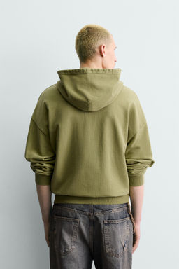 WASHED SLOGAN SWEATSHIRT - Zara фото 11