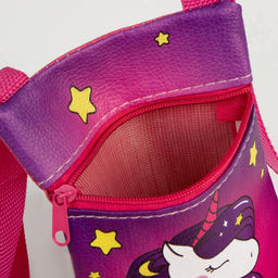 Сумка детская Самая милая на молнии, цвет малиновый - NAZAMOK KIDS фото 4