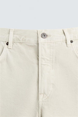 REGULAR FIT DENIM BERMUDA SHORTS - Zara фото 9