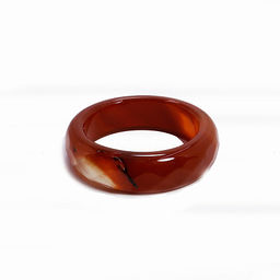 Кольцо из камня УЦЕНКА Сердолик для изобилия и процветания магнит для денег размер 16-19мм