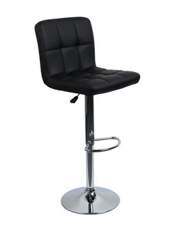 Комплект барных стульев «Клик Мебель», с подъёмным механизмом, искусственная кожа, цвет чёрный, 2 шт.