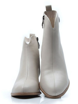 01-PCM335-2 BEIGE Ботинки демисезонные женские (натуральная кожа, байка) - No name фото 15