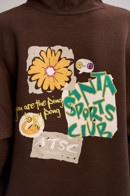 Худи Мокко ANTA SPORTS CLUB Sweat Hoodie
