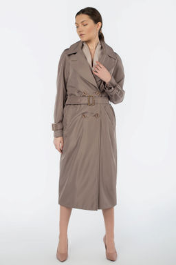 03-3256 Плащ женский (пояс) - El podio фото 3