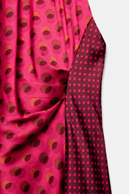 VESTIDO MIDI CUELLO HALTER / Fucsia - Zara фото 7