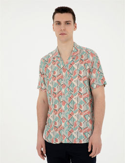 Pembe Comfort Fit K_sa Kollu G_mlek - Pierre cardin фото 3
