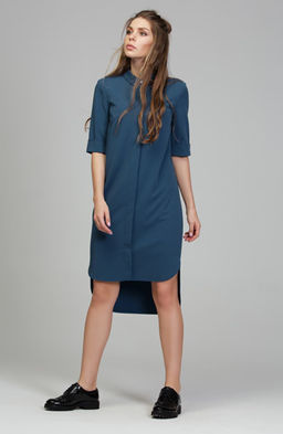 Платье-рубашка джинсовый - Donna saggia фото 4