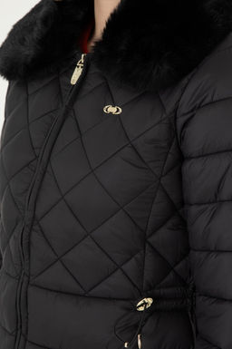 Женское черное пальто - U.s. polo assn фото 7