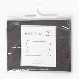 Наволочка Этель 50*70 см цв. серый, перкаль 114 г/м2  фото 3