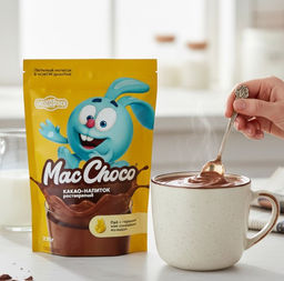 Какао-напиток MacChoco Смешарики 235г