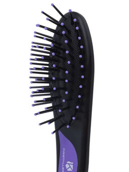 Kristaller Расчёска массажная для волос / Классик мини 8580, пластик, 13,8 см, черный