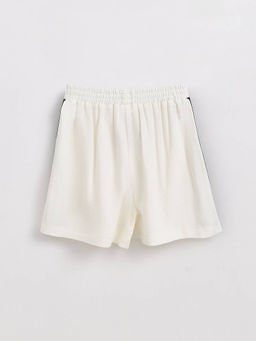 CONTE LS 1596 Шорты с боковыми карманами из фактурной вискозы Desperate off-white