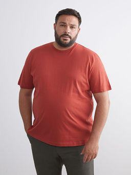 Bisiklet Yaka Penye Erkek Ti??rt