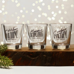 Подарочный набор Выпьем за праздник!: карты игральные, рюмки, 3 шт. - Дорого внимание фото 2