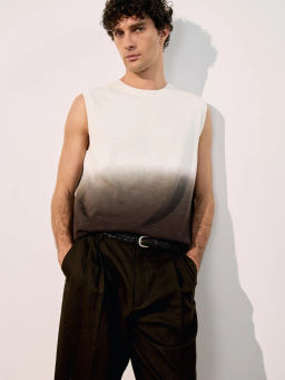 Джемпер без рукавов с добавлением льна ZR2605043308-27 / Zarina