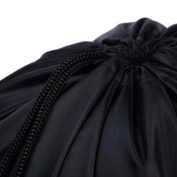 Мешок для обуви 420×340 мм, Calligrata «Стандарт», (мягкий полиэстер, плотность 210 D), чёрный