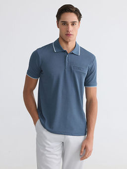 Polo Yaka Str?kt?rl? Erkek Ti??rt