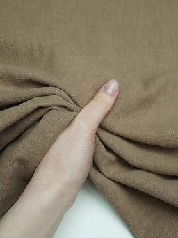 Крапива Рами (Ramie) цв.Коричнево-оливковый, ш.1.4м, крапива-100%, 240гр/м.кв - Купава фото 6