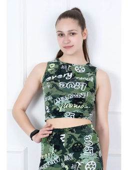 ТОП взрослый Евгения,цвет Хаки LIVE moment, х/б 92% лайкра 8%